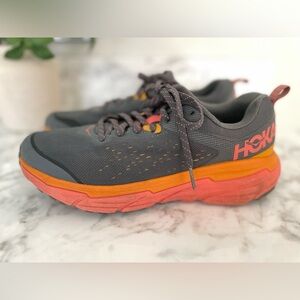 Hoka One One Womens Challenger ATR 6 Gray Running Shoes Sneakers 9.5